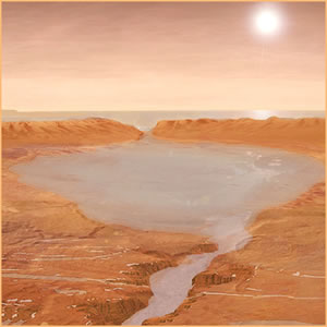 water on mars mannerism